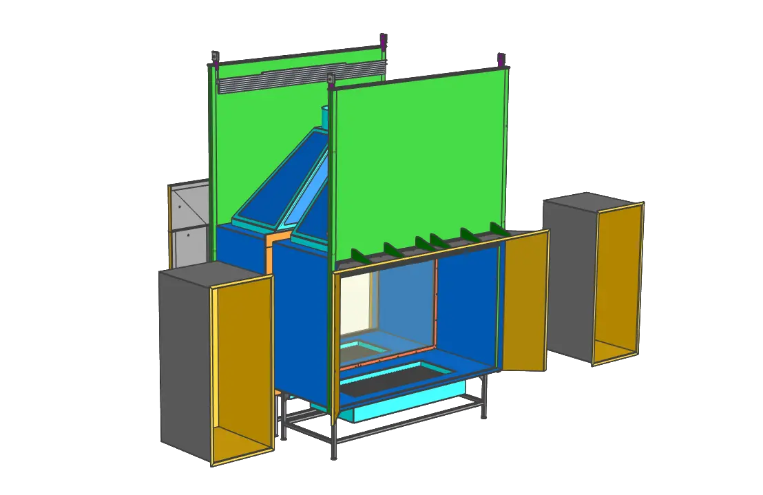 IronCAD-ontwerp van een openhaard gemaakt door De Salamander.